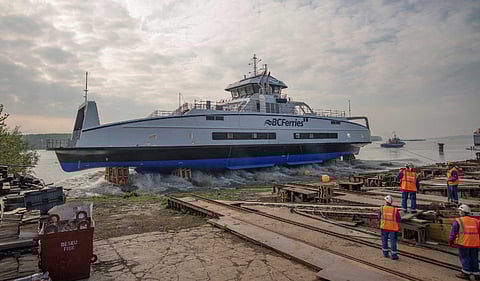 Damen launches third Island-class Ro-Pax for BC Ferries