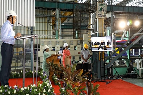 First steel cut for new shallow-water sub hunter for Indian Navy