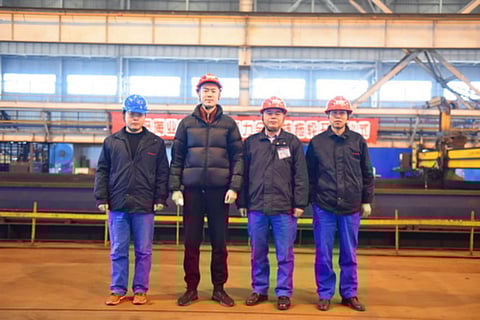 Jiangsu Zhenjiang cuts steel for three new tugs