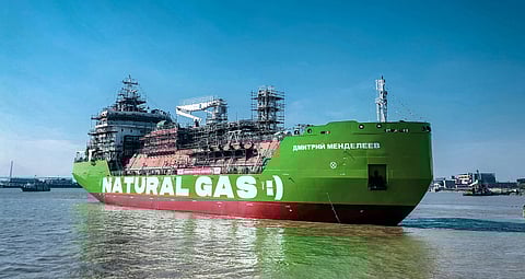Russia’s first LNG bunkering ship hits the water