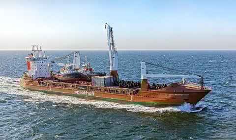 Pauwgracht, a 19,450DWT heavy lift vessel and near identical sister to Pottersgracht (Photo: Spliethoff)