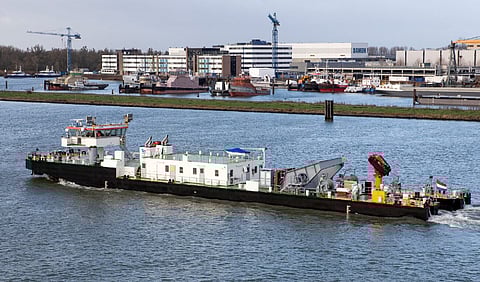 Construction completed on new diving bell ship for German waterways administration