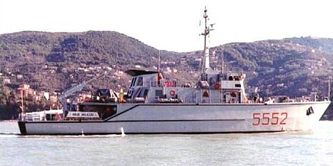Milazzo, an Italian Navy Lerici-class mine countermeasures vessel (Photo: Intermarine)