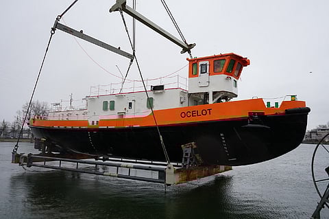 New icebreaker for Szczecin water authority floated out