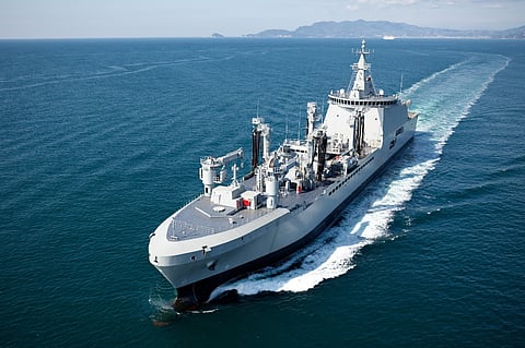 The Italian Navy logistic support ship Vulcano (Photo: Fincantieri)