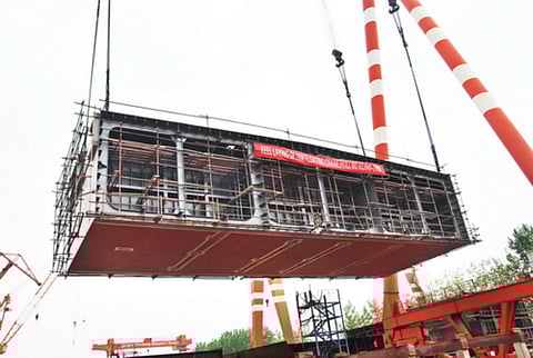Keel laid for new crane vessel for Hong Kong owner