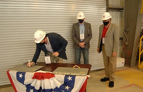 Keel laid for new TSHD for Great Lakes Dredge and Dock