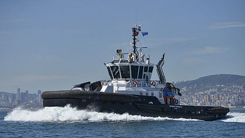 Alfons Håkans takes delivery of second icebreaking tug in series