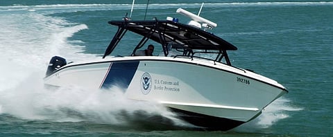 A Midnight Express Boats 11.5-metre interceptor craft used by US Customs and Border Protection (Photo: CBP.gov)