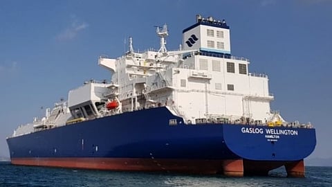 GasLog welcomes third of four South Korean-built LNG carriers