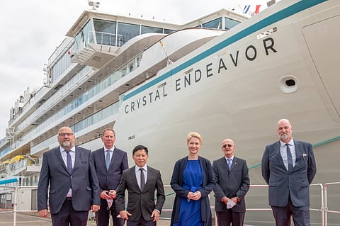Crystal Cruises christens newest expedition ship