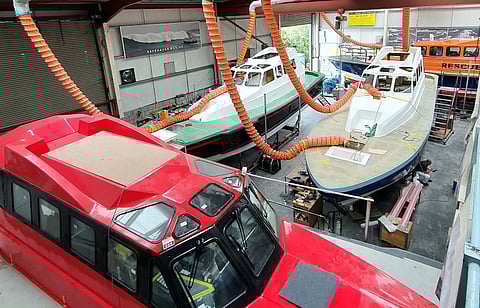 Pilot boats under construction for various customers at Safehaven Marine's Cork facilities (Photo: Safehaven Marine)