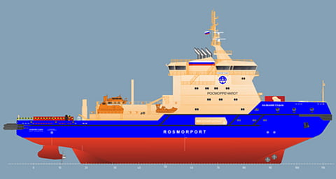 Rosmorport orders two dual-fuel icebreakers from local yard
