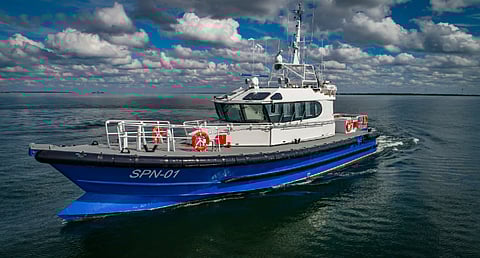 Estonian-built patrol boat delivered to Belgian Federal Police