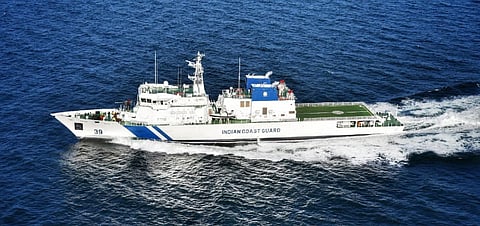 ICGS Vigraha during sea trials (Photo: Indian Coast Guard)