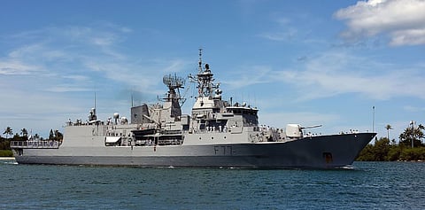HMNZS Te Kaha, one of two Anzac-class frigates currently in service with the Royal New Zealand Navy, photographed at Joint Base Pearl Harbor-Hickam prior to the commencement of Exercise RIMPAC 2016 (Photo: US Navy/Mass Communication Specialist 1st Class Phillip Pavlovich)