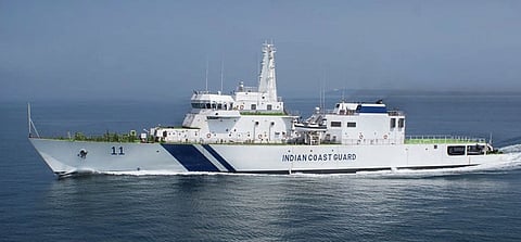 ICGS Samarth, the lead ship of the Samarth-class offshore patrol vessels of the Indian Coast Guard (Photo: Indian Coast Guard)