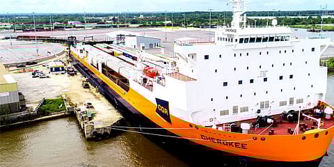 CG Railway's rail ferry Cherokee (Photo: CG Railway)