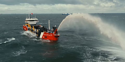 Bahia San Carlos during sea trials (Photo: Royal IHC)