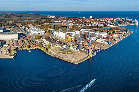 MV Werften's shipyard in Rostock (Photo: MV Werften)
