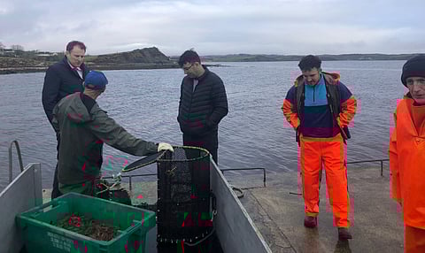 Photo: Official Twitter account of Charlie McConalogue, Ireland's Minister for Agriculture, Food and the Marine