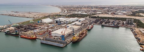 Israel Shipyards' Haifa facilities (Photo: Shlomo Group)