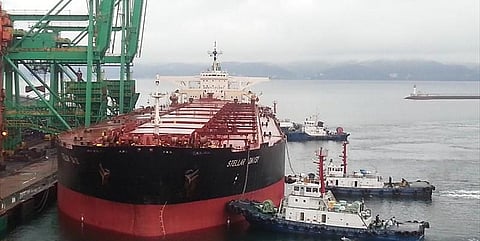 Stellar Daisy at South Korea's Port of Pohang in 2013 (Photo: MarineTraffic.com/Yeong Ryong Kim)