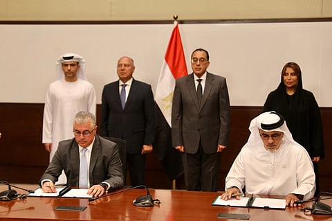 Signing of agreement between the AD Ports Group and the Red Sea Ports Authority that awards AD Ports a concession to operate and manage three cruise terminals in Egypt (Photo: AD Ports Group)