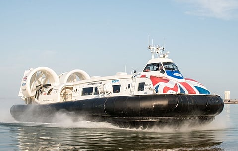 An 80-passenger hovercraft (Photo: Griffon Hoverwork)