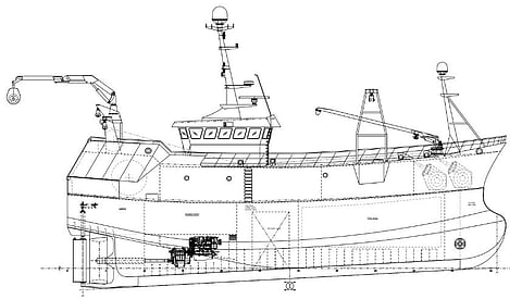 Concept design of a whitefish trawler powered by hydrogen (Photo: Fisheries Innovation and Sustainability)