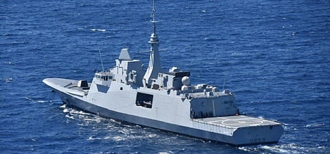 The French Navy guided-missile frigate Languedoc (Photo: French Navy)