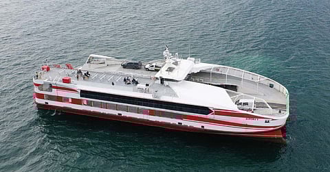 A ferry operating between the South Australia communities of Wallaroo and Lucky Bay (Photo: Spencer Gulf Searoad)