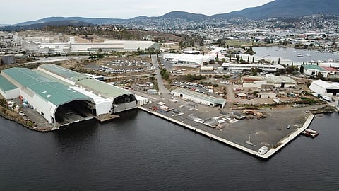 The Incat shipyard in Tasmania (Photo: Interferry)