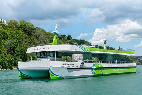 VESSEL REVIEW | Nikola Tesla and James V. Glynn – Maid of the Mist opts for all-electric propulsion on Niagara Falls tour boat pair