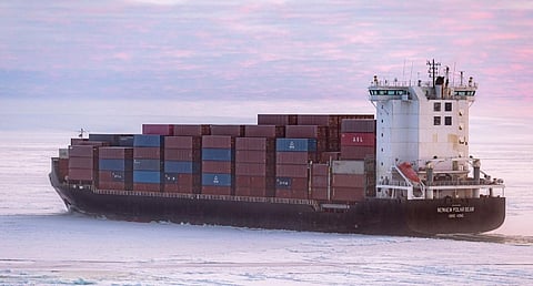 NewNew Polar Bear underway in the Kara Sea, October 29, 2023 (Photo: MarineTraffic.com/D. Lobusov)