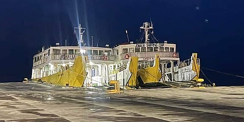 Berthed ferries at Danao Port, Philippines (Photo: Cebu Port Authority)