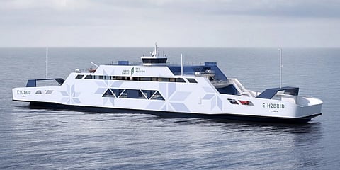 Rendering of a new hybrid ferry for Estonia's Virtsu-Kuivastu route (Photo: Estonian State Fleet)