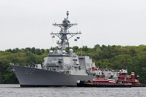 The US Navy guided-missile destroyer USS John Basilone following sea trials (Photo: General Dynamics Bath Iron Works)