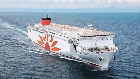 Sunflower Kurenai, a Ro-Pax ferry operated by MOL group company Ferry Sunflower (Photo: MOL)