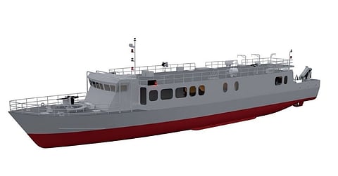Rendering of a Republic of China Navy Min Jiang-class minelaying vessel. The craft is classified as a fast minelaying vessel despite having a maximum speed of only 14 knots. (Photo: Republic of China Navy)