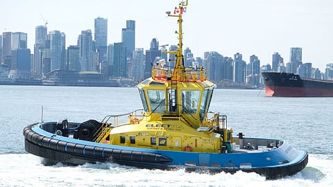 One of two electric harbour tugs that Saam Towage Canada will operate in the Port of Vancouver (Photo: Saam Towage)