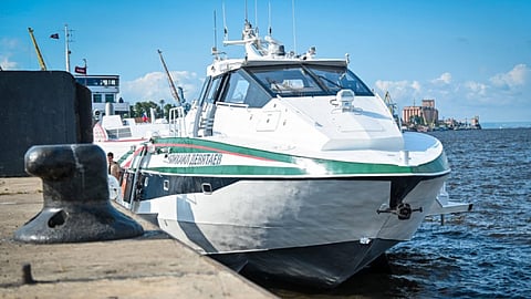 The Project 03830 hydrofoil ferry Mikhail Devyatayev