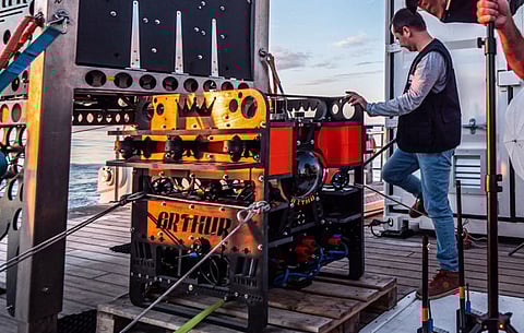 The remotely operated vehicle Arthur (Photo: UNESCO/Angel Fitor)