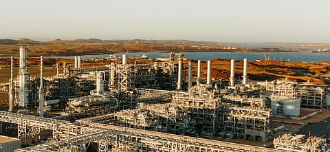 Woodside's Pluto LNG onshore facility in Western Australia