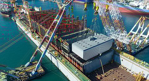 Singapore Express during construction