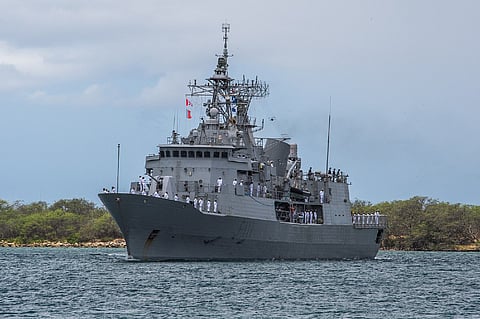 HMNZS Te Mana (Photo: New Zealand Defence Force)