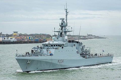 The Royal Navy patrol vessel HMS Trent in 2019 (Photo: UK Ministry of Defence/Shaun Roster)