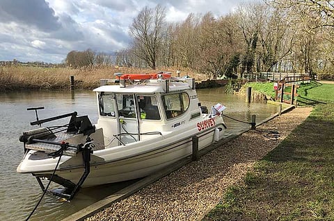 The survey workboat Bella (Photo: Geosight)