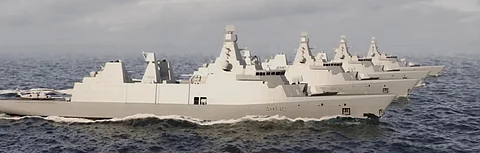 Rendering of Type 31 air warfare frigates (Photo: Babcock)