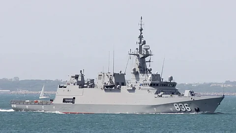 Unayzah during sea trials in Cadiz, Spain, May 27, 2023 (Photo: MarineTraffic.com/Benjamin Marfil)